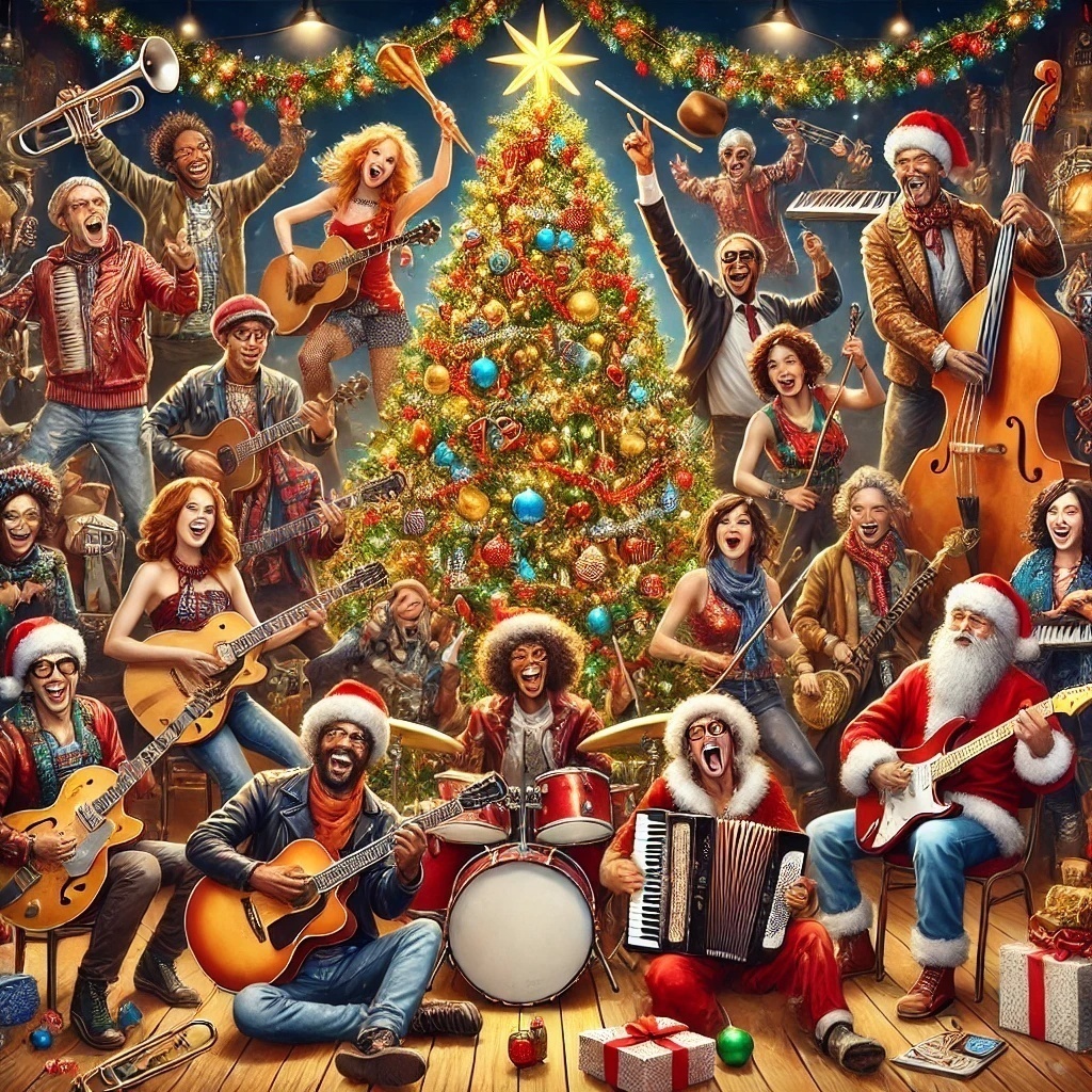 Image for Everyone Rockin' (around the Christmas tree)