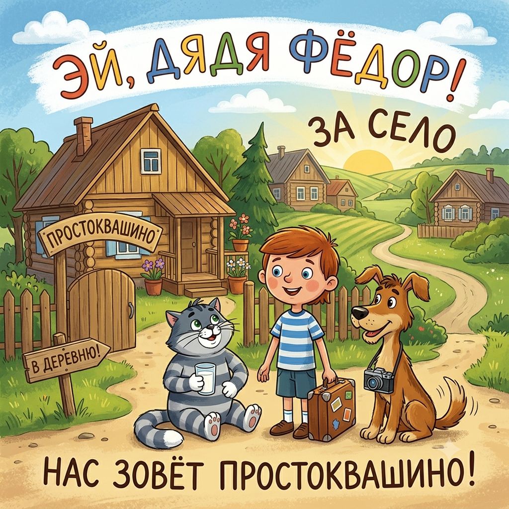 Нас зовёт Простоквашино artwork