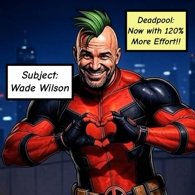 Subject: Wade Wilson artwork