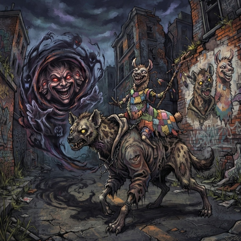 The One You Blame x Karma Drama, Hyena Llama (tattboy's 2016 PTSD Extended MashUp) artwork