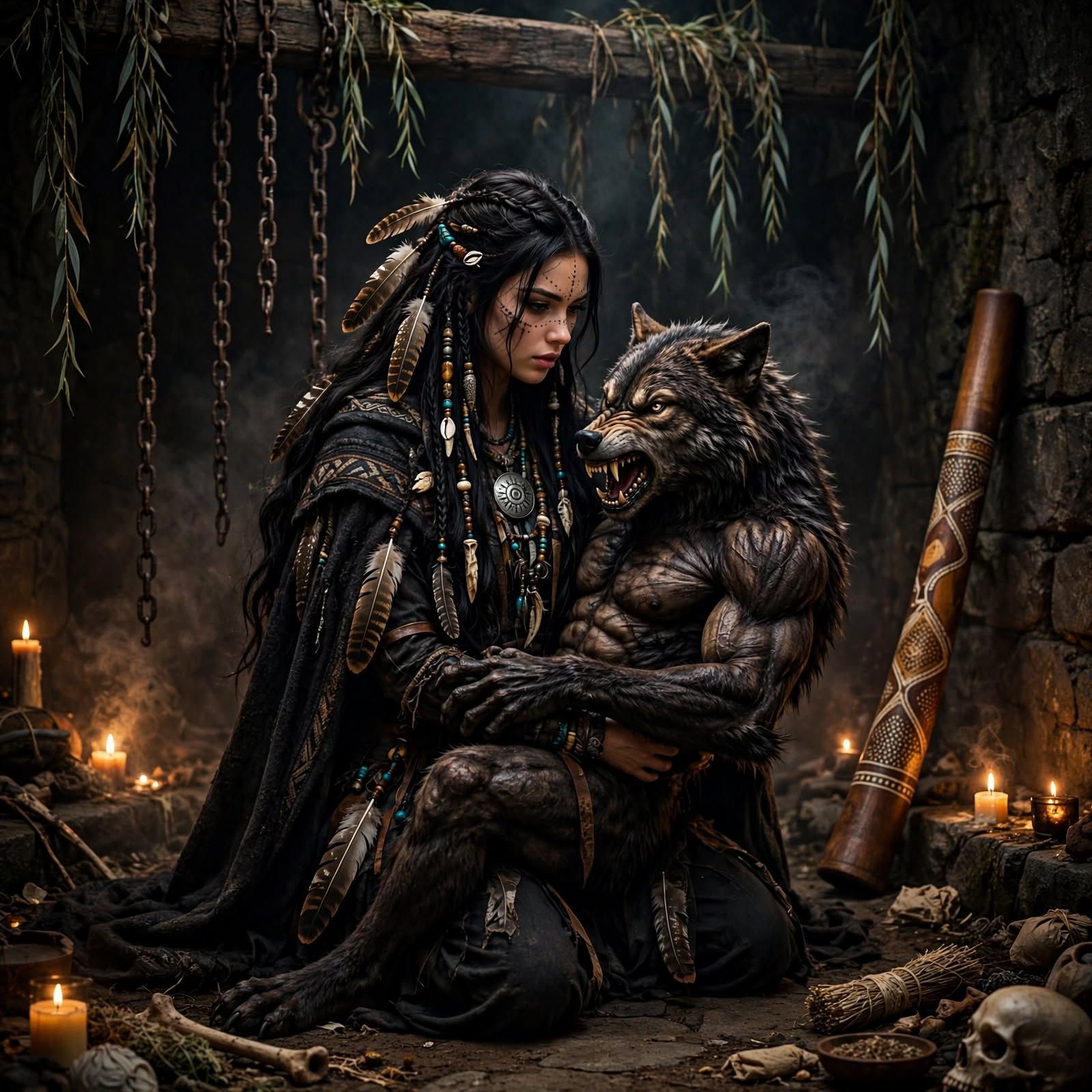 Wolf and Witch artwork