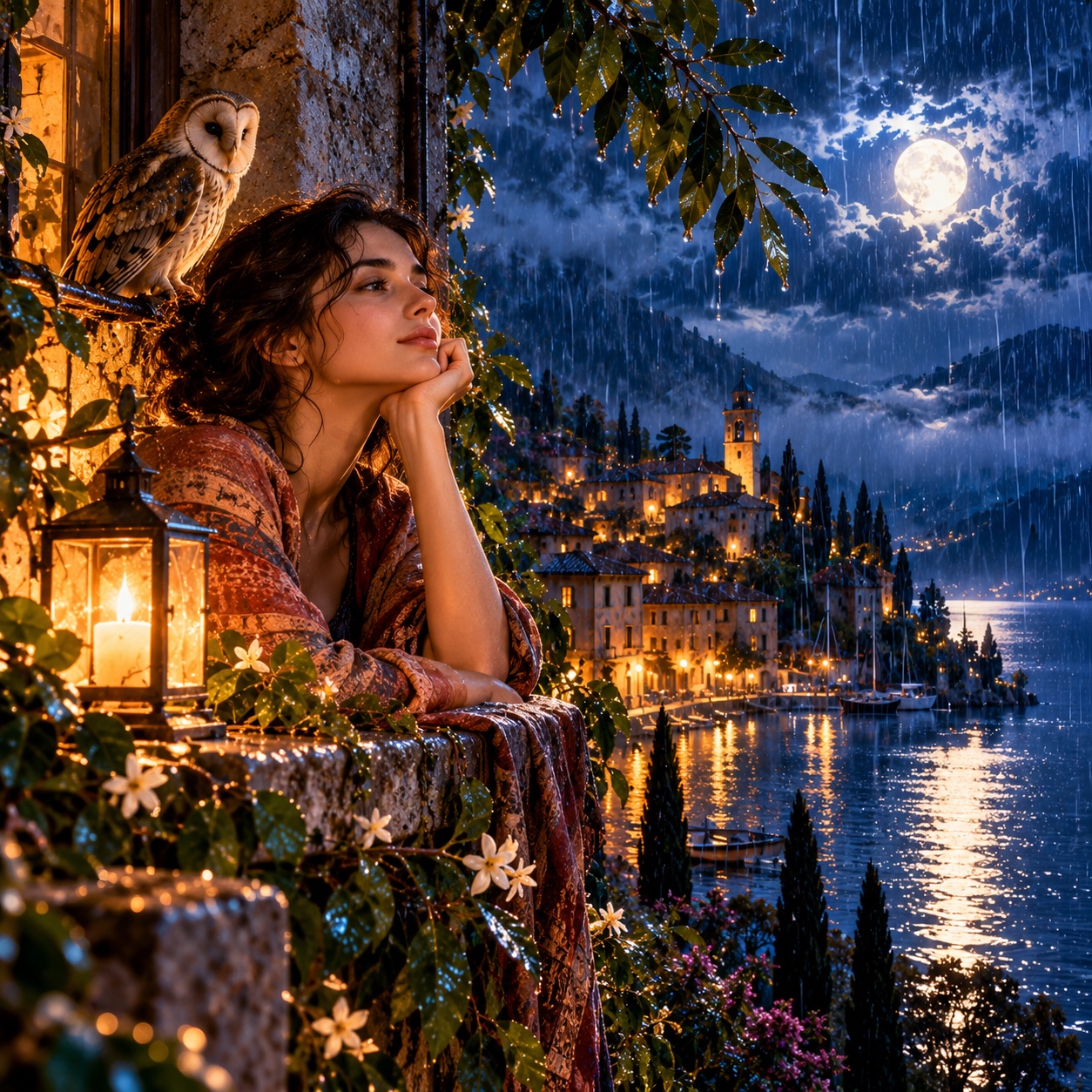Nella pioggia della sera artwork