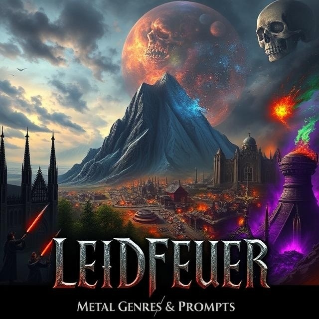 Image for Leidfeuer - Metal, Rock Genres & Prompts