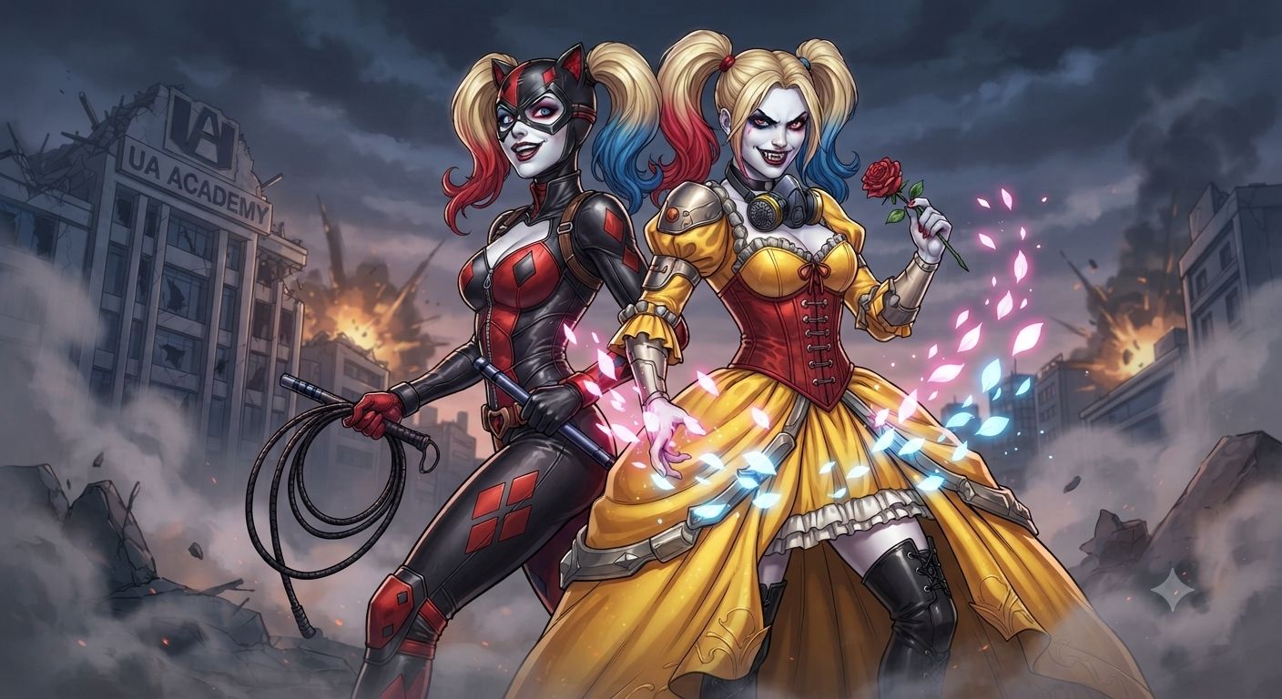 Double Trouble, Red and Blue artwork