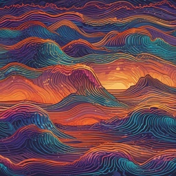 Psychedelic Waves artwork