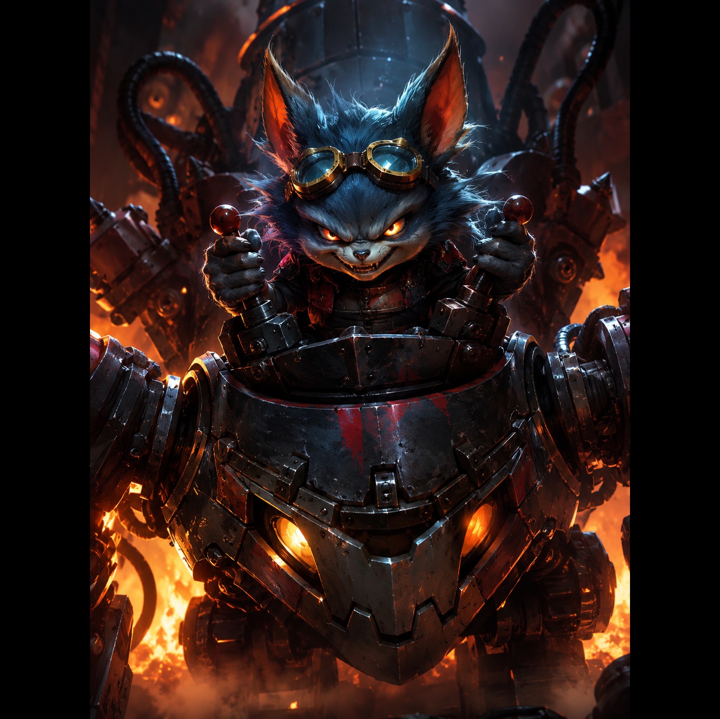 Burn the whole The world artwork