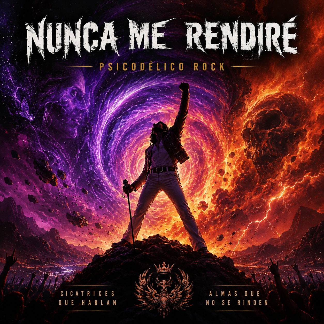 Nunca Me Rendiré artwork