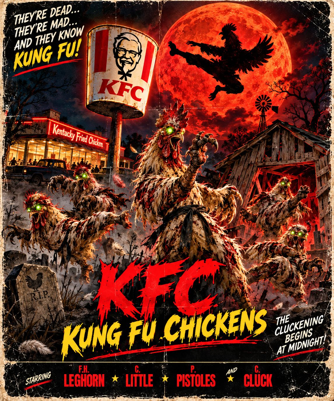 Kung Fu Chickens artwork