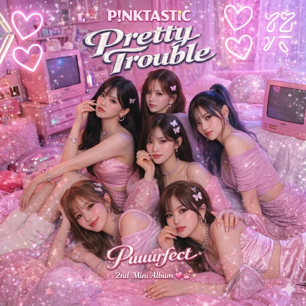 Image for P!NKTAST!C (핑크타스틱) 'Pretty Trouble' 2nd Mini Album [KOREAN]