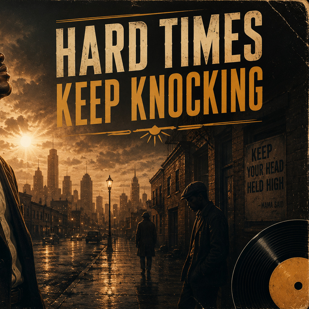 HARD TIMES KEEP KNOCKING artwork