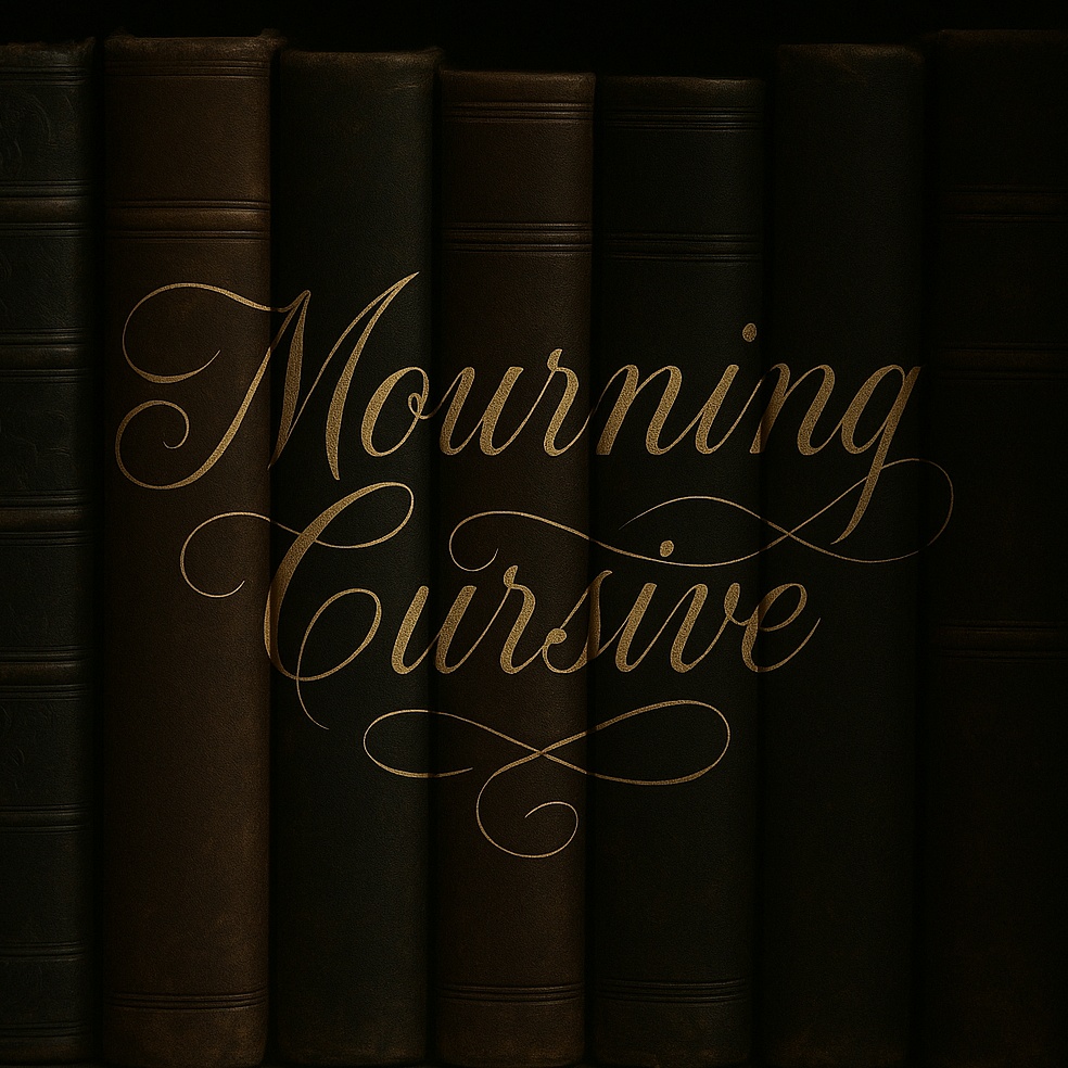 Mourning Cursive