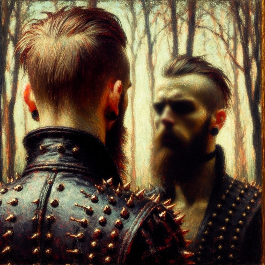 Allo specchio - Goth Industrial Capello Perso Remix artwork