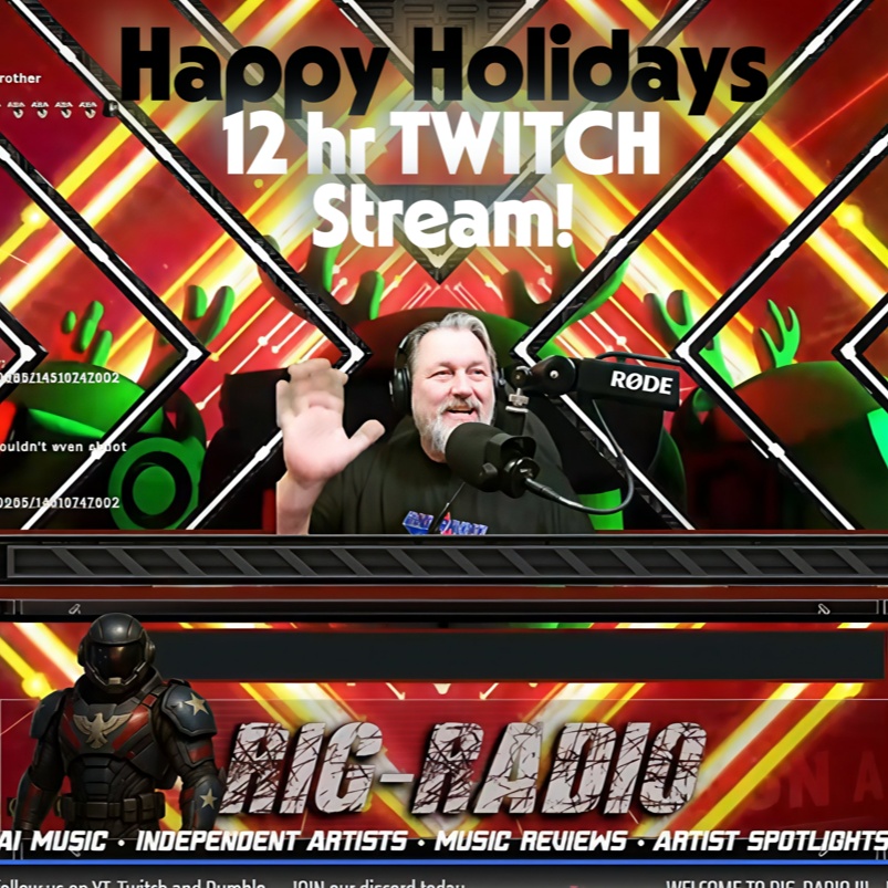 Image for 12 Hr TWITCH Rig-Radio 12.20.2025