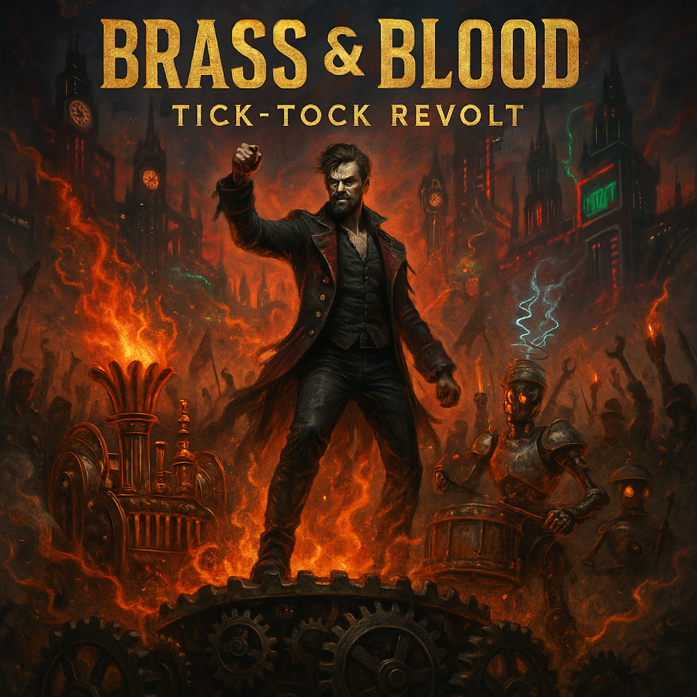 Brass & Blood (Tick-Tock Revolt) artwork