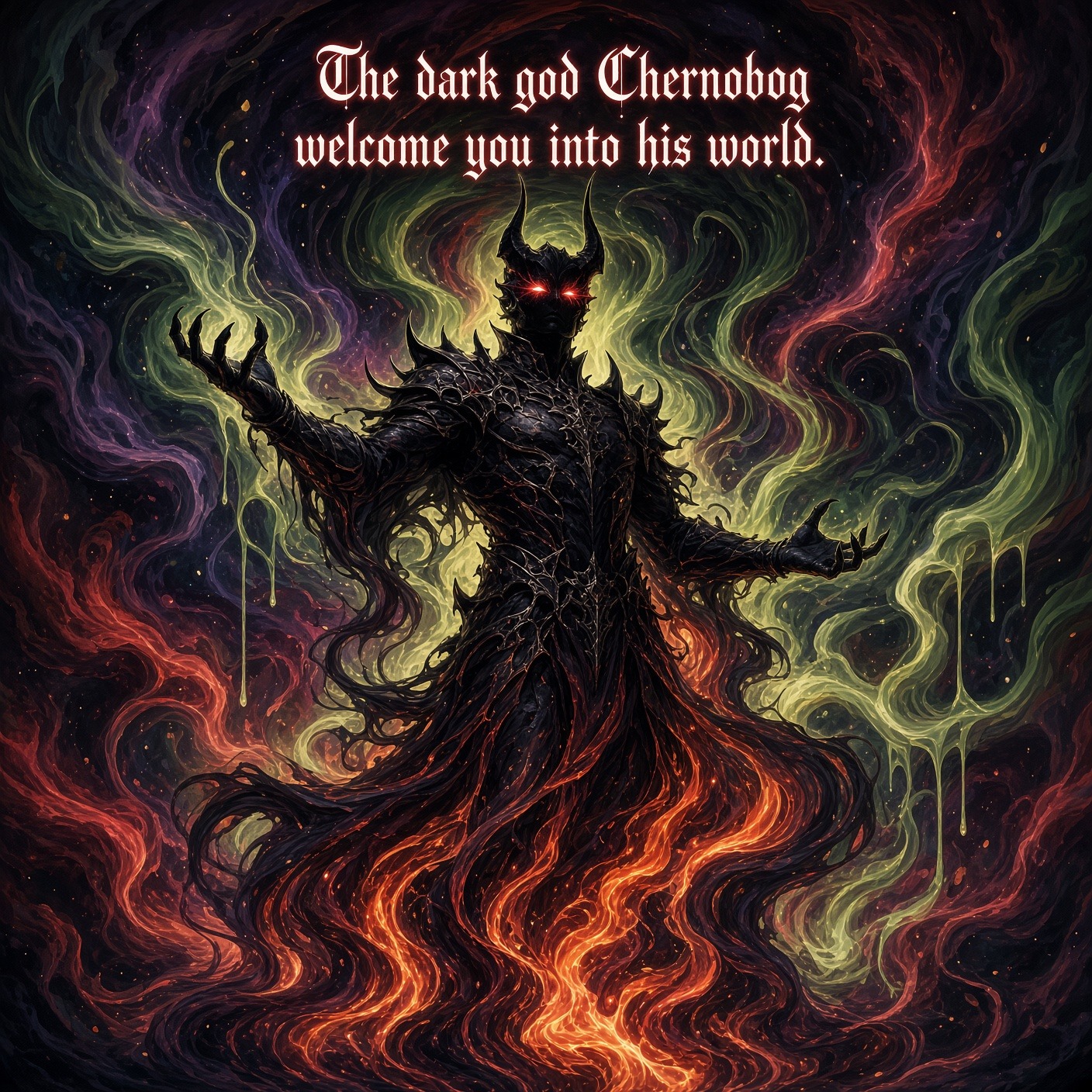 The Black God: The God Who Never Was artwork