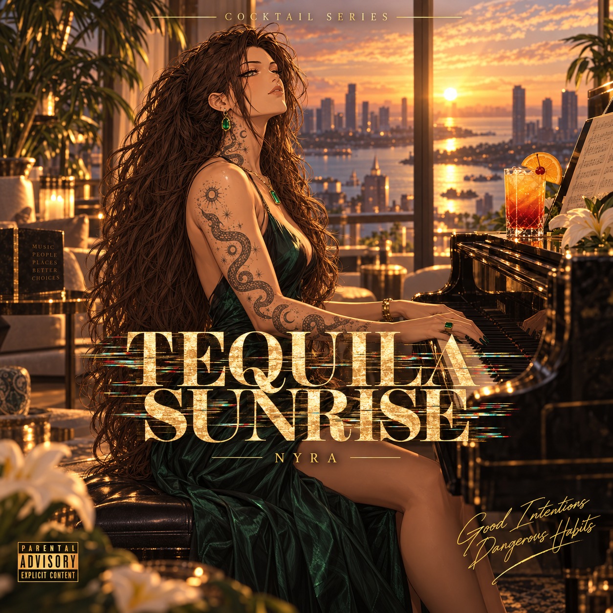 Tequila Sunrise artwork