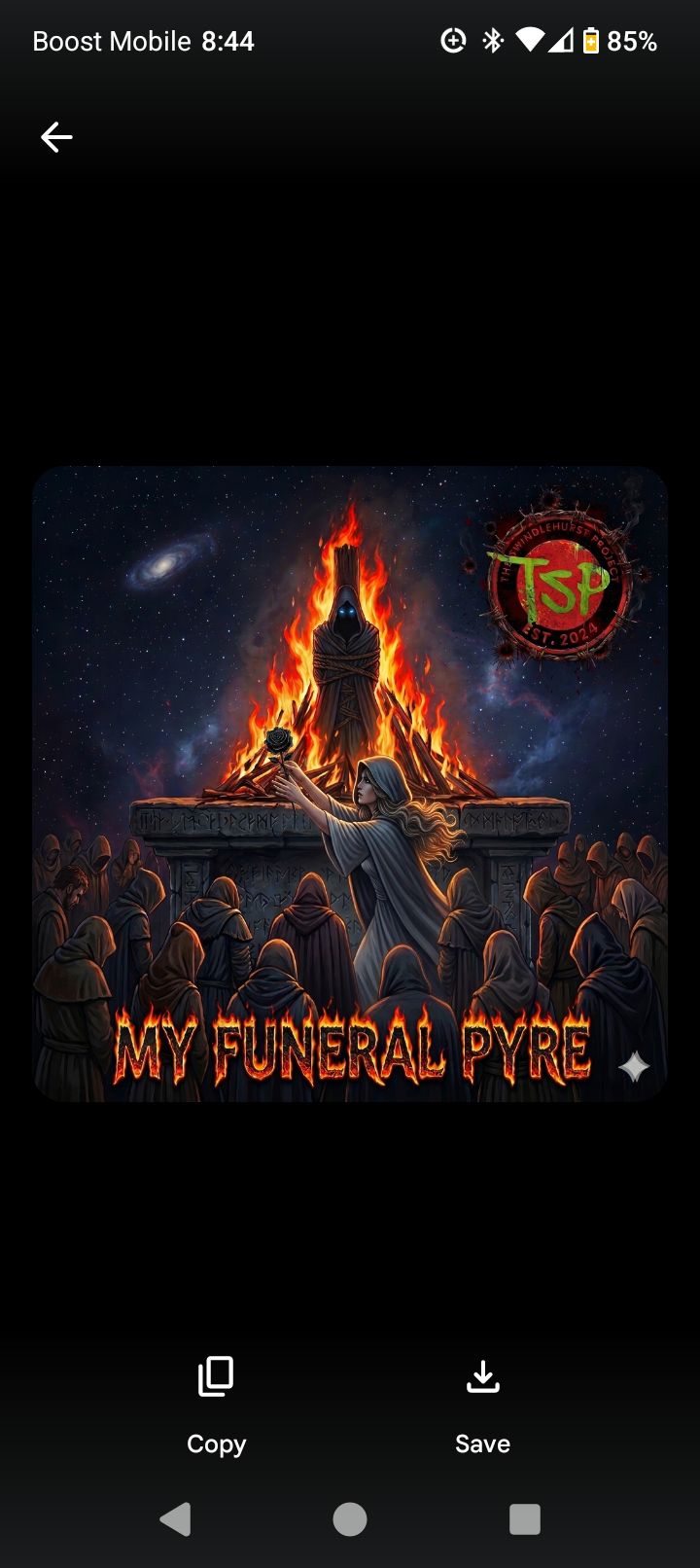 Our Funeral Pyre... artwork
