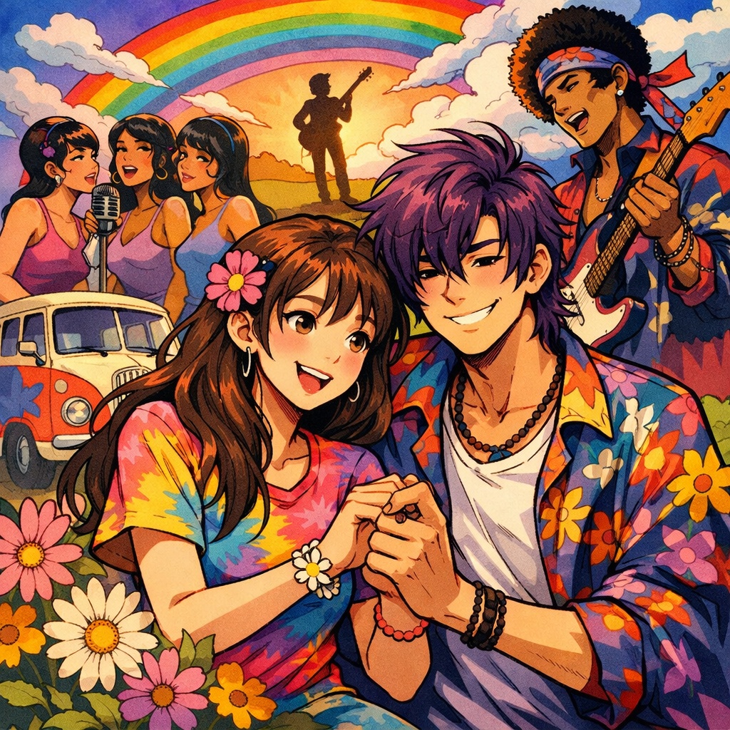 Image for Tie Dye & Flower Power