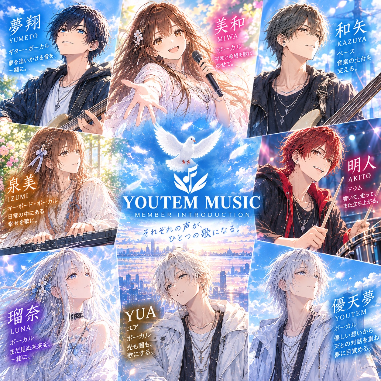 YOUTEM MUSIC メンバー紹介 artwork