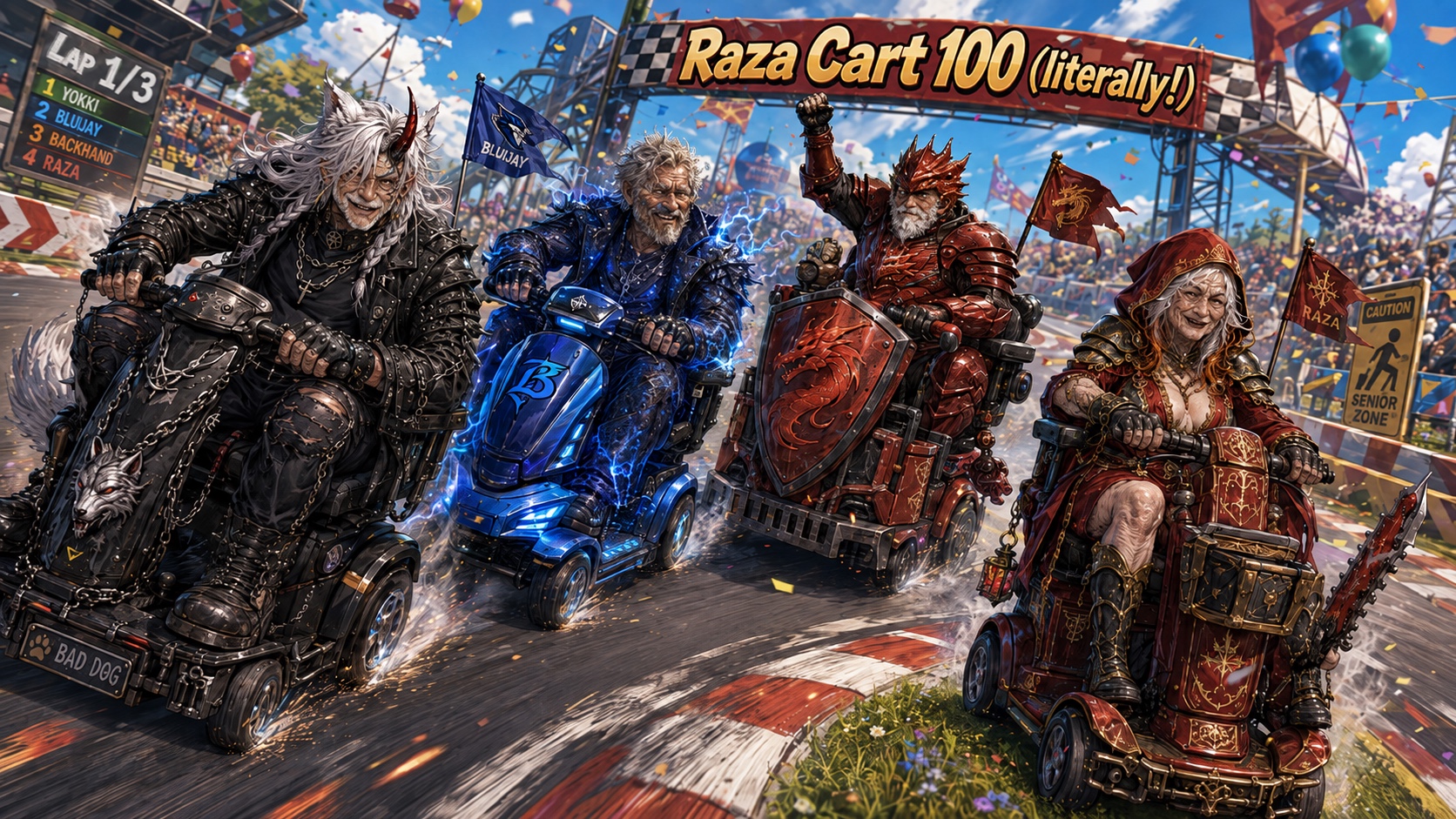 🏁 RAZA CART 100 (LITERALLY!) 🏁 artwork