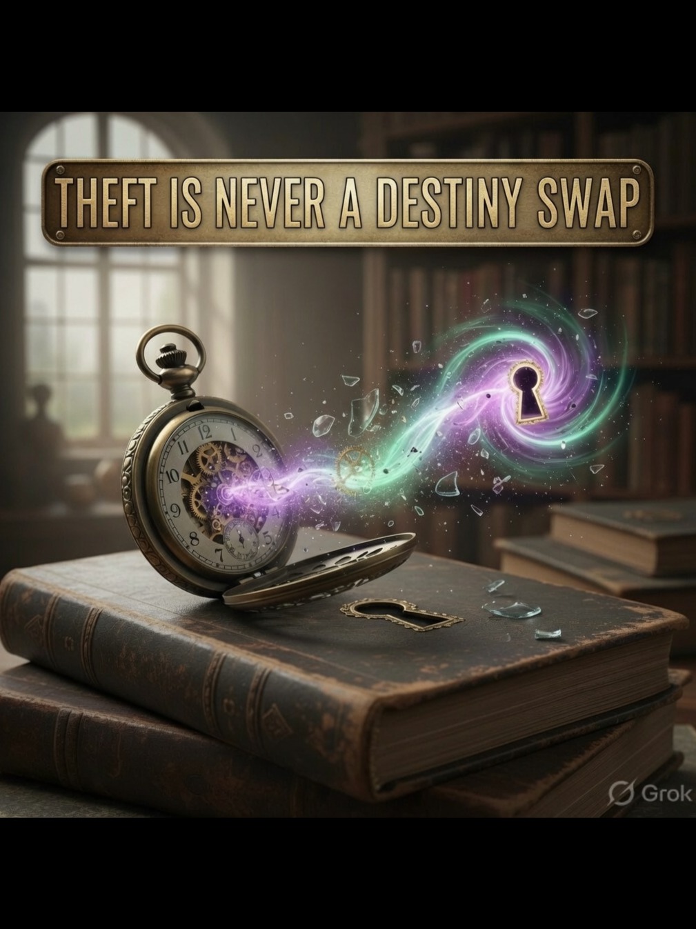 Theft Is Never A Destiny Swap artwork