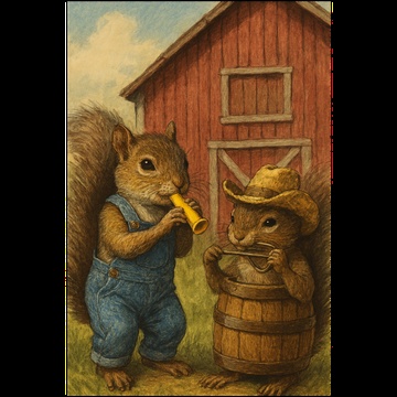 Image for 'Kazoo in My Jaw Harp Blues' by @oneaimusicmaker - Squirelly REMIX by Blue Grass and Green Dreams v2