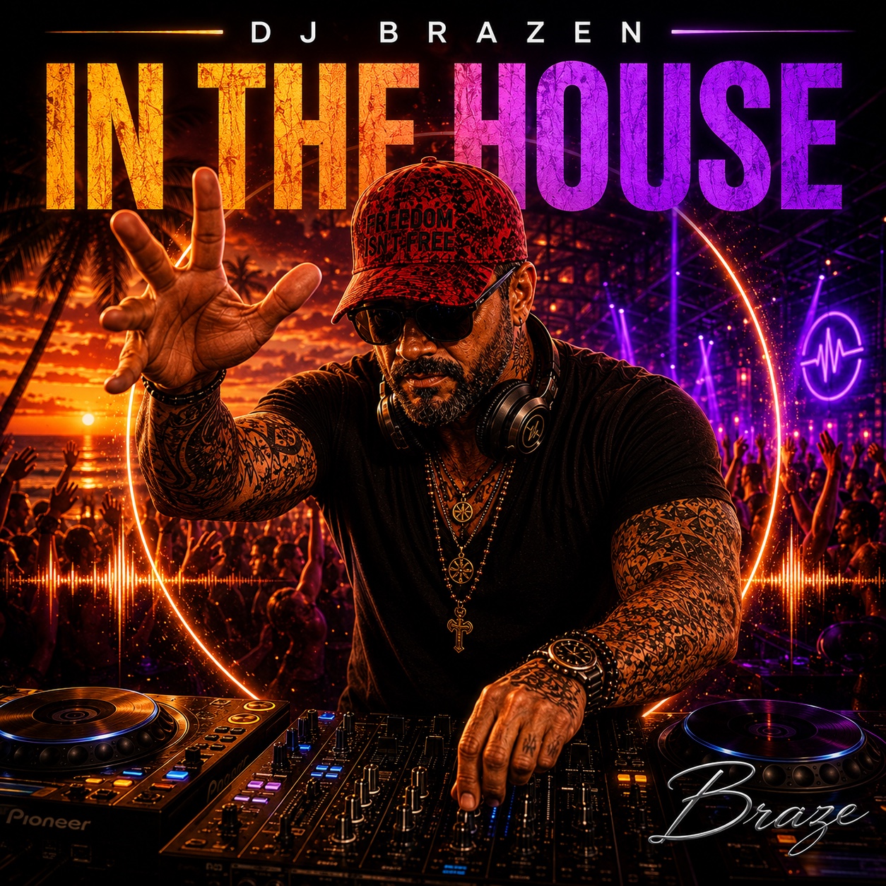 DJ Brazen in the house (Club Mix) artwork