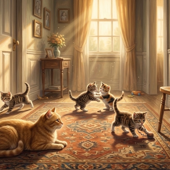 2🧡A Miracle on Quiet Paws | 安靜腳步的奇蹟 | Un Miracolo su Zampe Silenziose artwork