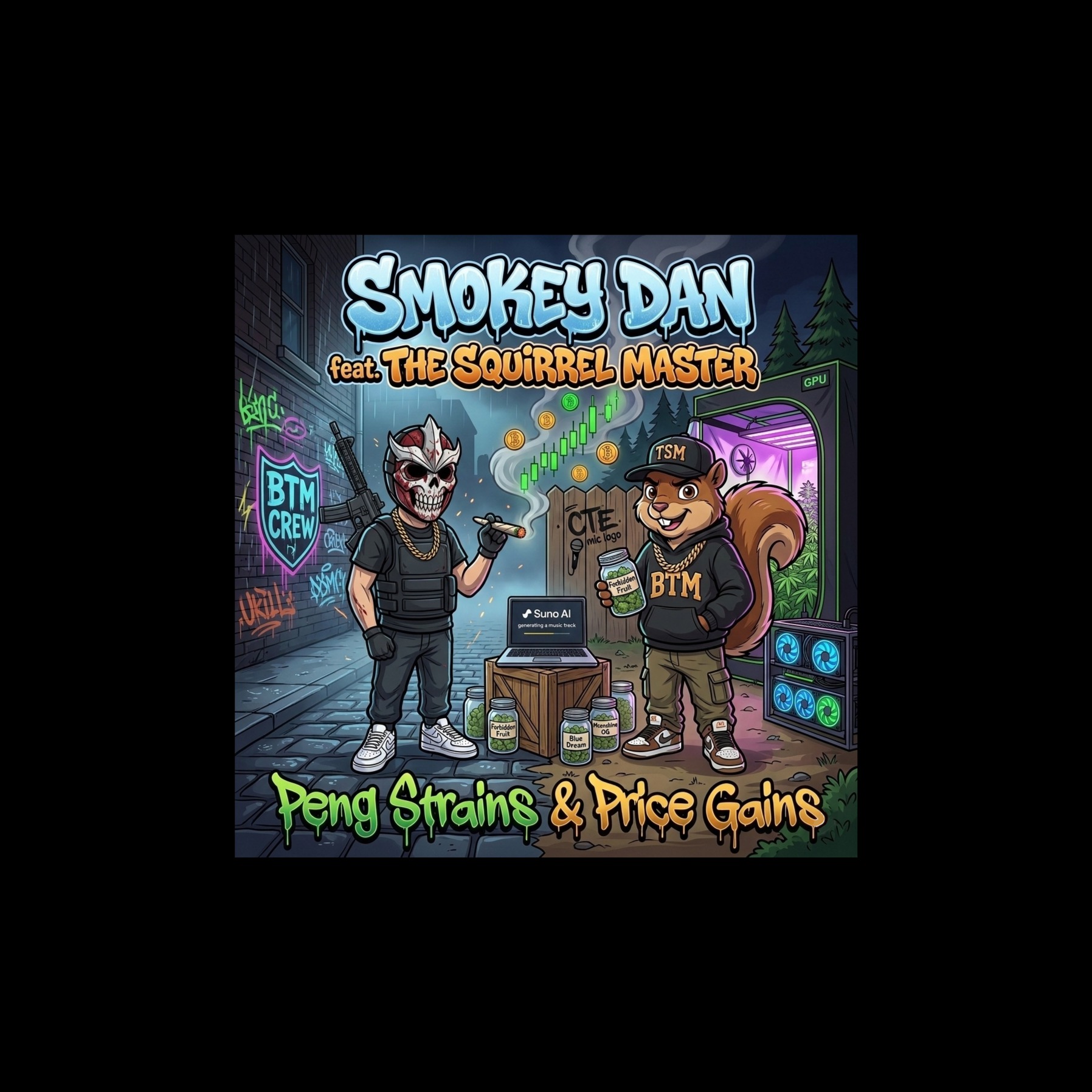 PENG STRAINS & PRICE GAINS artwork