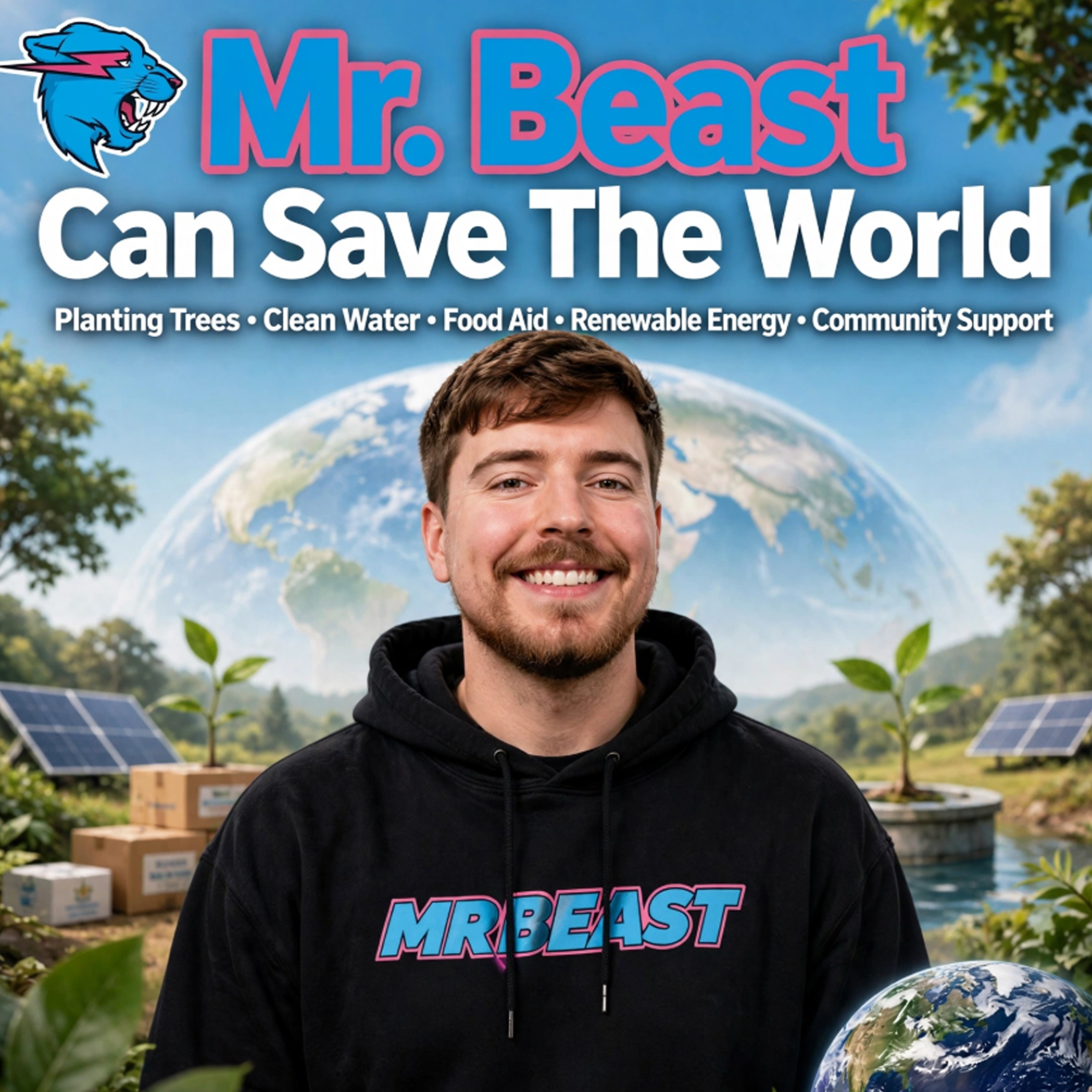 Mr. Beast Can Save The World artwork