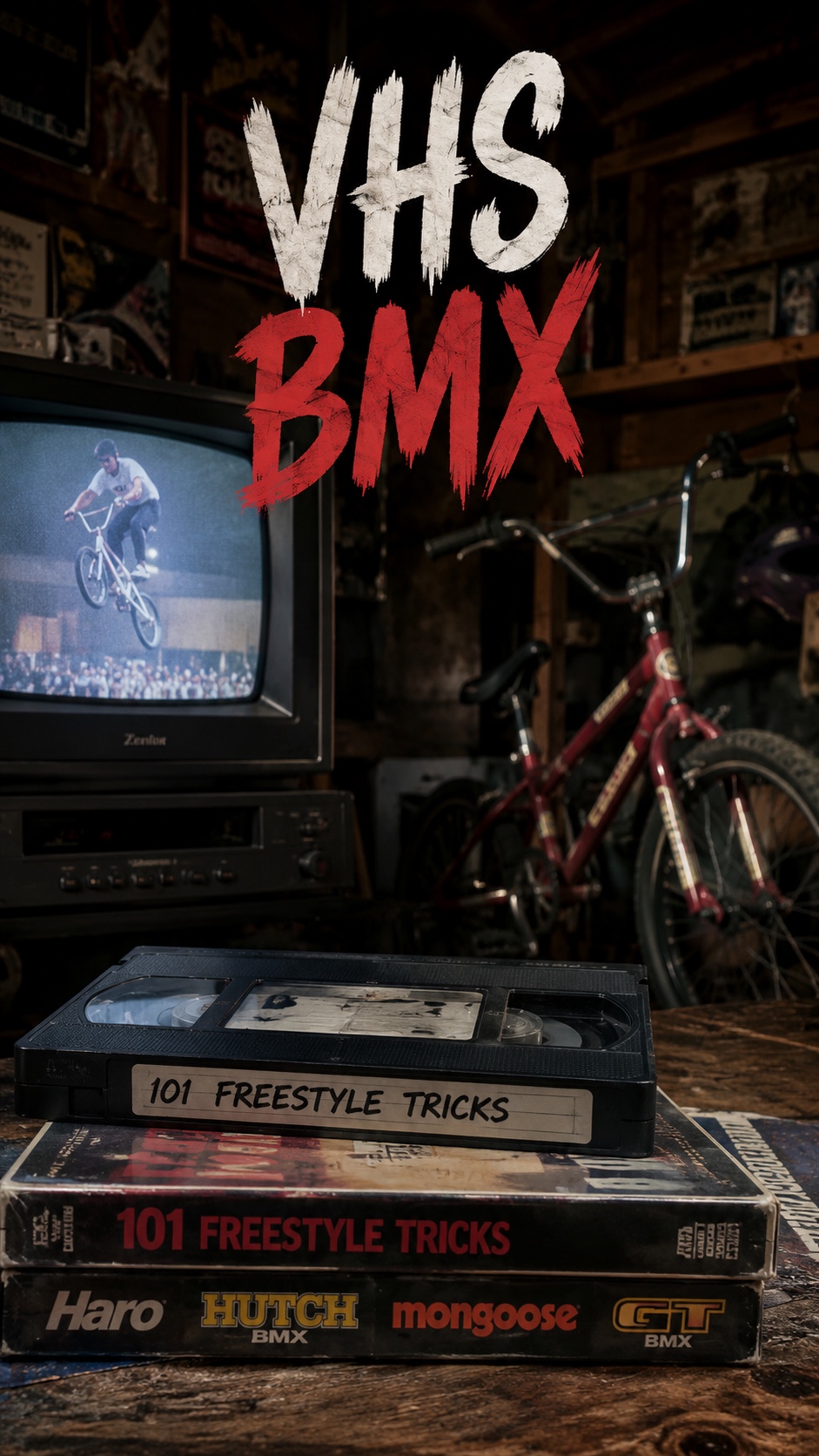 VHS BMX (80’s Inspired) artwork