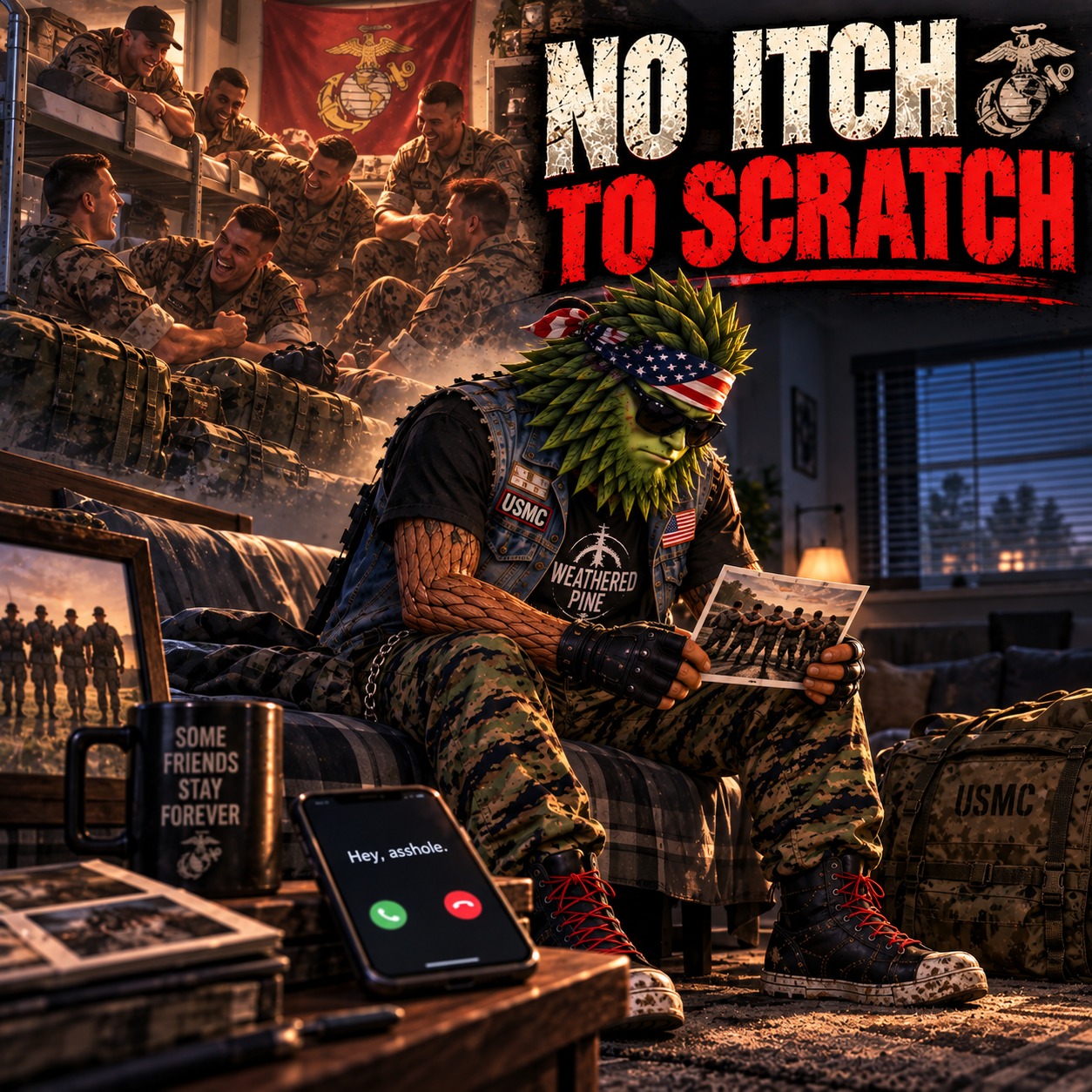 NO ITCH TO SCRATCH artwork