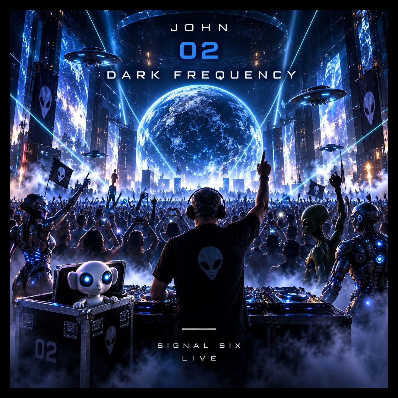 John Pulzer Dark Frequency  Event Remix artwork