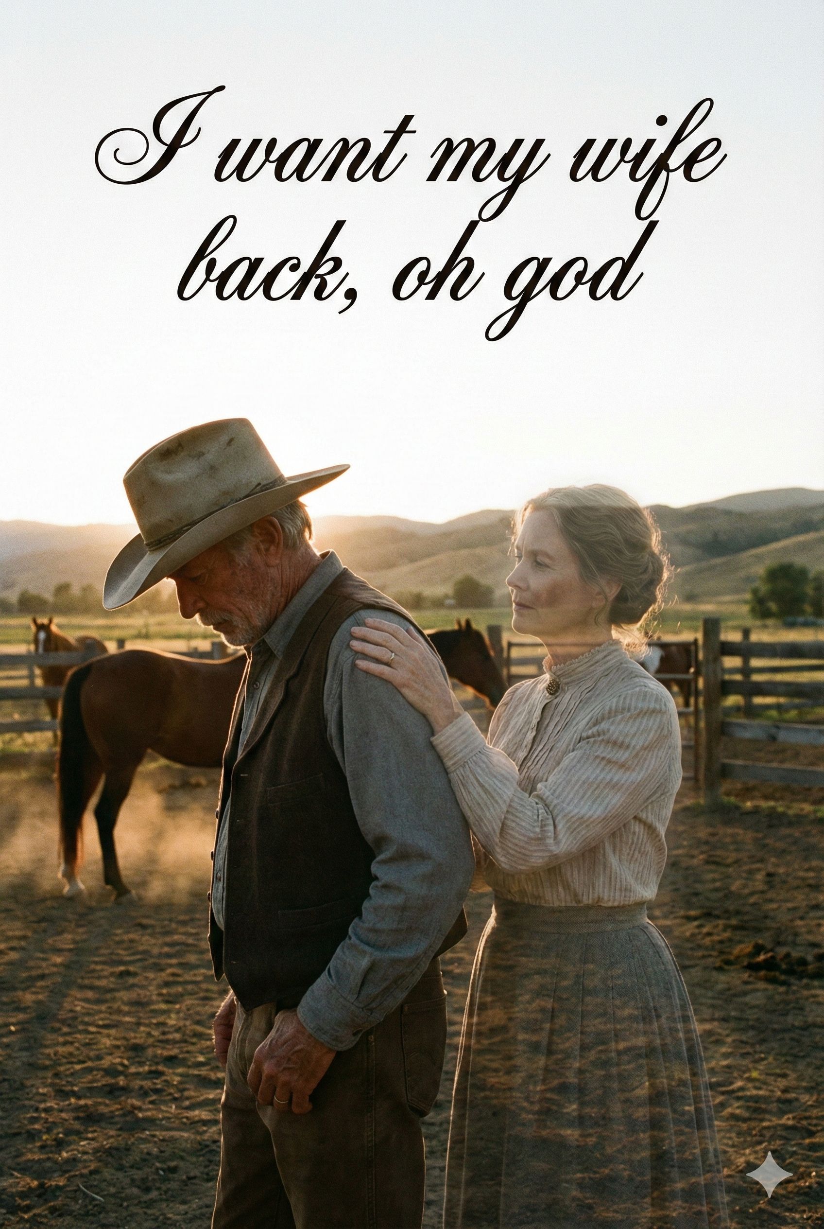 I want my wife back, oh god! artwork