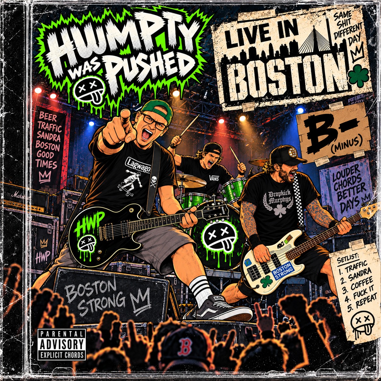 (Live) B- (minus) - Humpty Was Pushed artwork