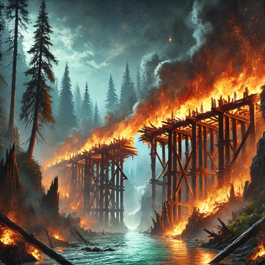 Burning Bridges artwork