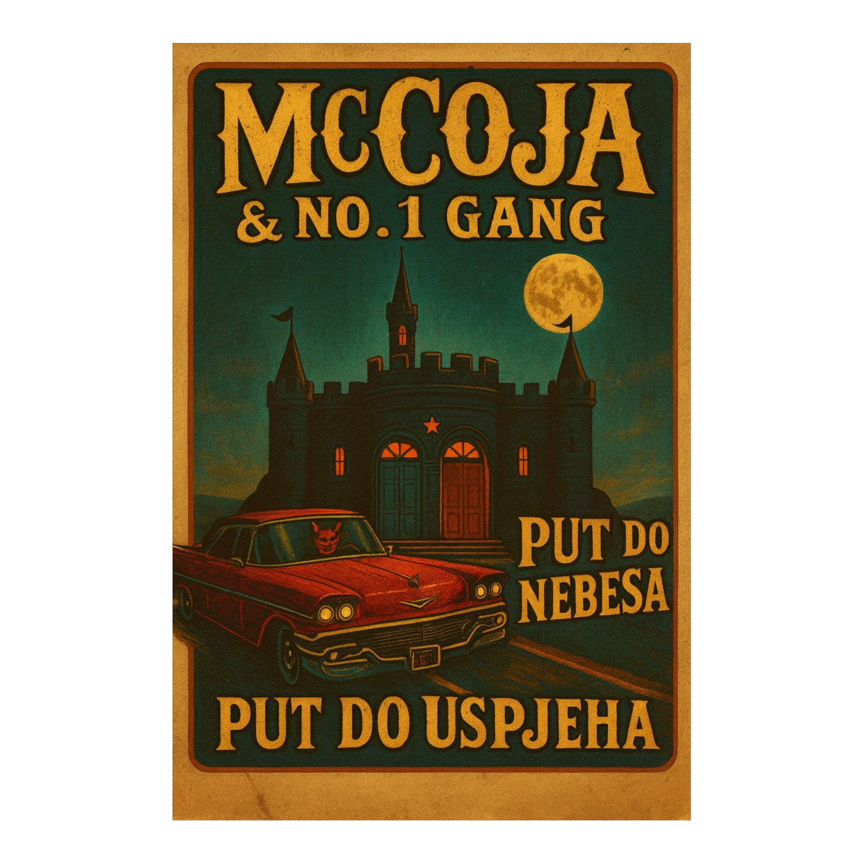 McCoja&No.1 Gang -Vrag vozi noću cestom ... uspjeha .... artwork
