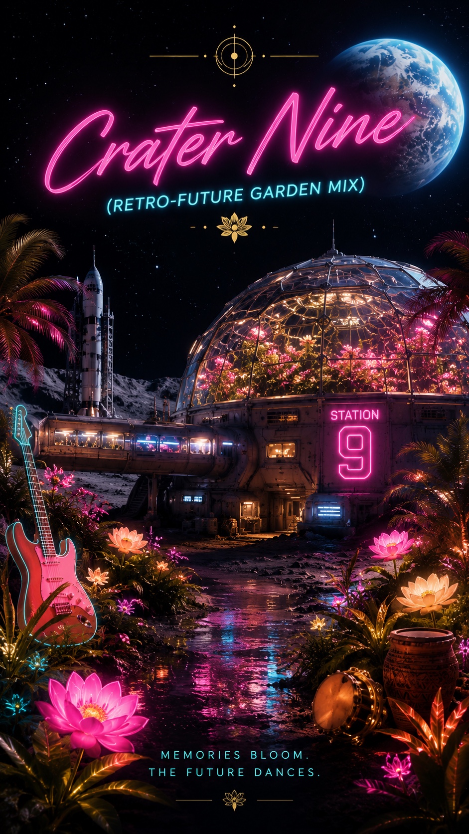 Crater Nine (Retro-Future Garden Mix) artwork