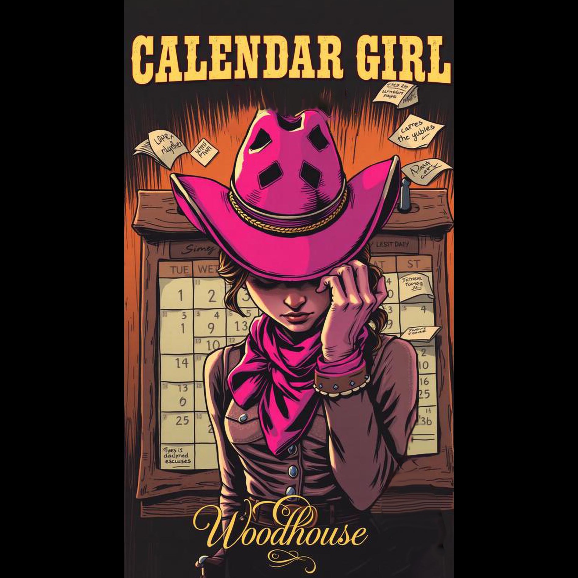 Calendar Girl - Original artwork