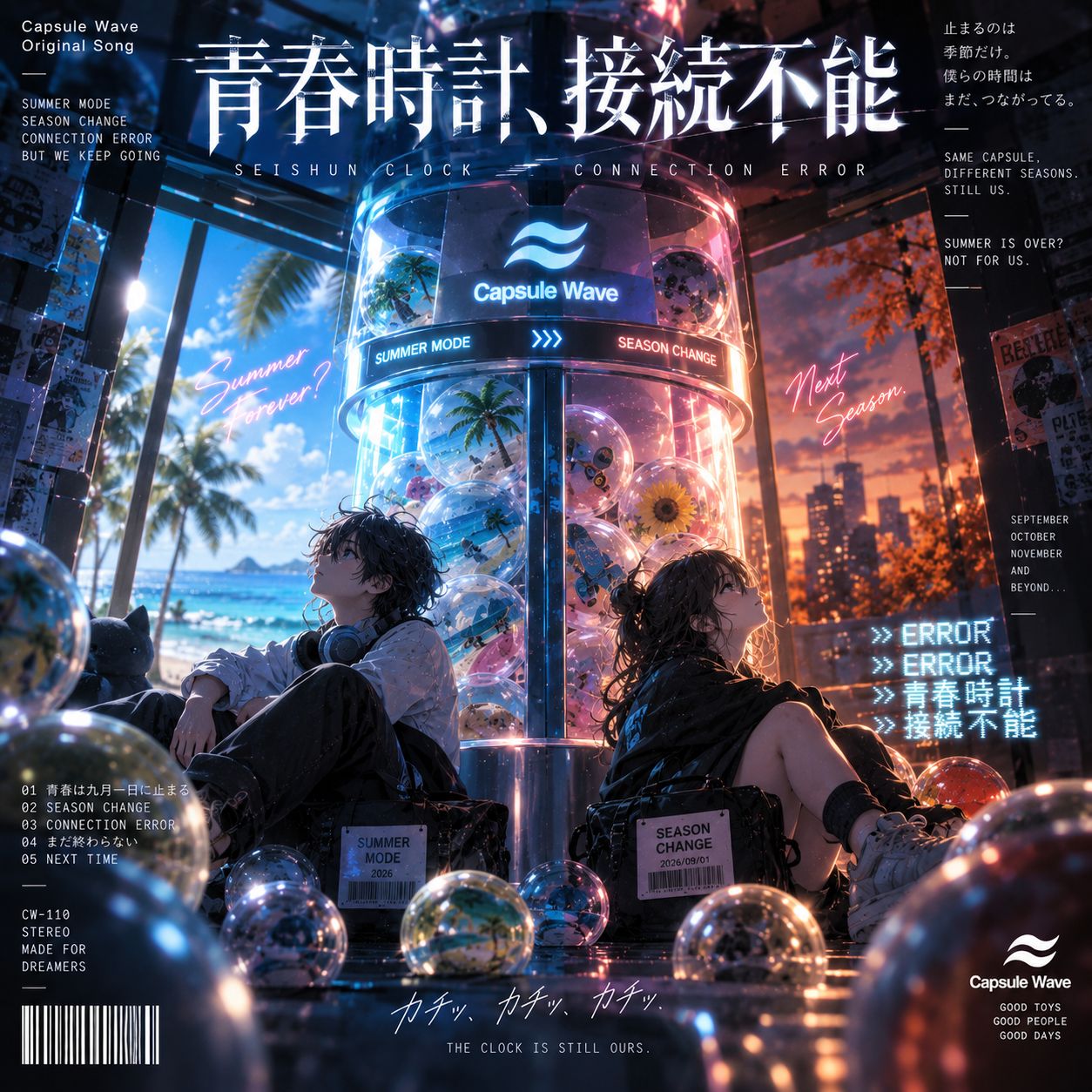 青春時計、接続不能 artwork