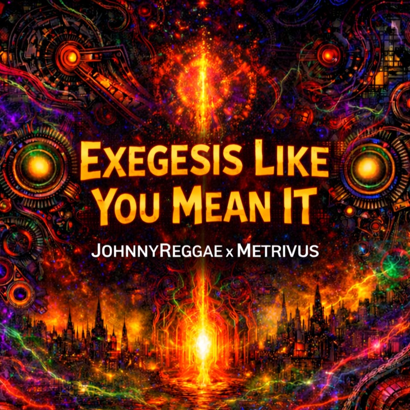 Exegesis Like You Mean It - JohnnyReggae x Metrivus // Mashup artwork