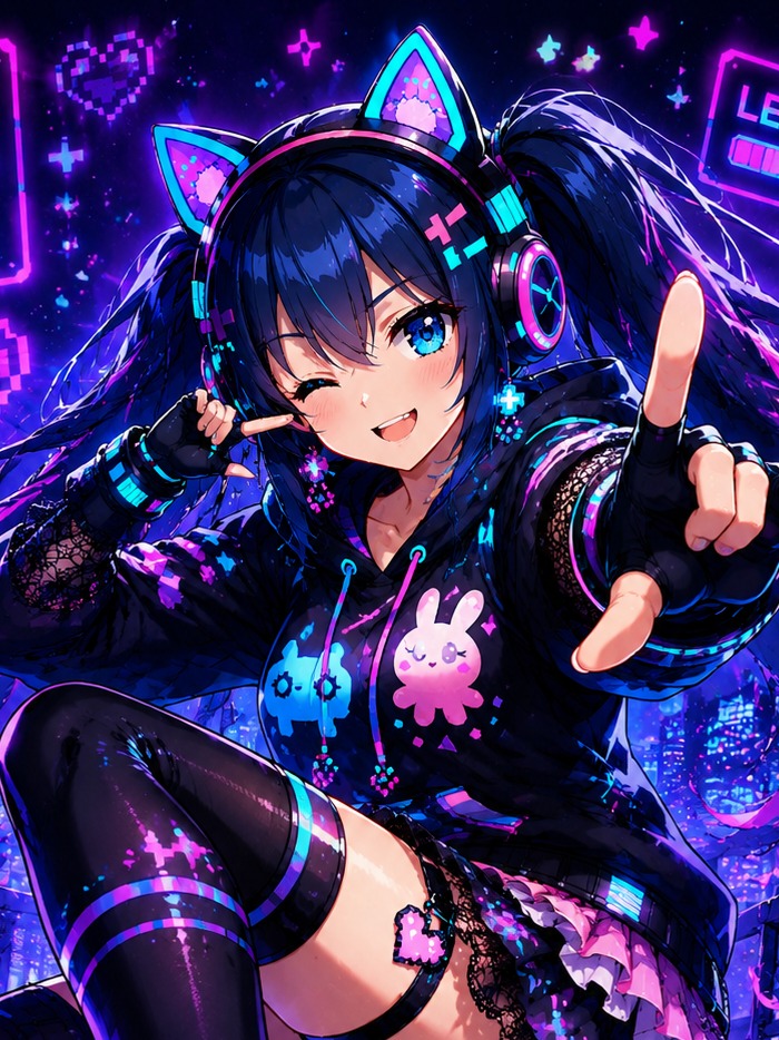 ネオン回路 (Lumi miku Mix) artwork