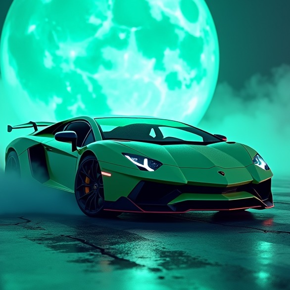 Lamborghini Aventador artwork