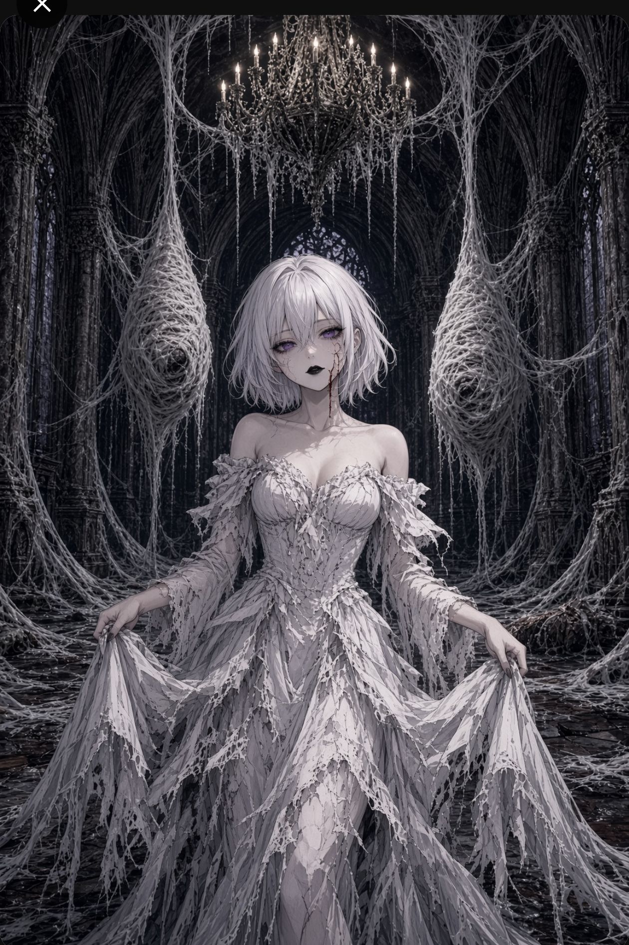 NT8 Sister Webs' Bloody Banquet artwork