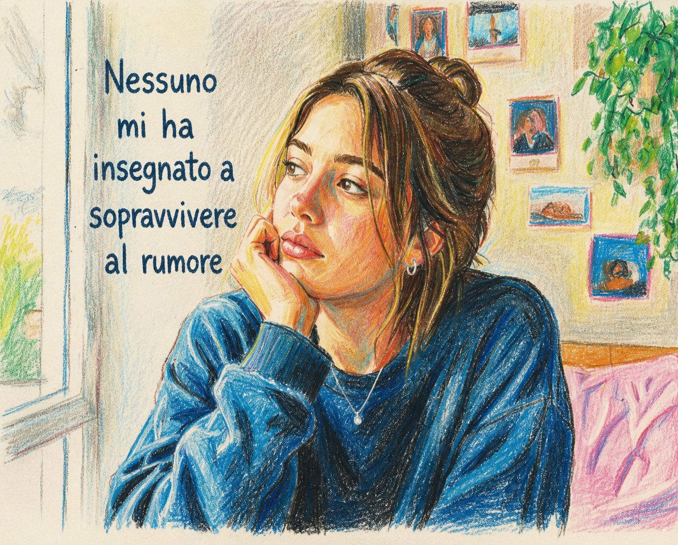 Nessuno mi ha insegnato a sopravvivere al rumore artwork