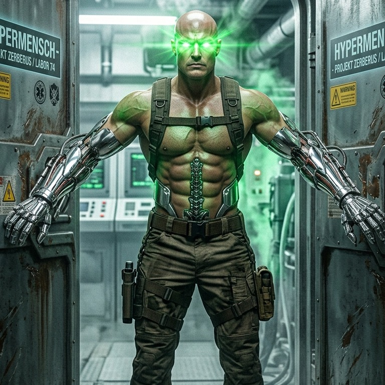 Hypermensch, unzerstörbar und brutal! (Mashup) artwork