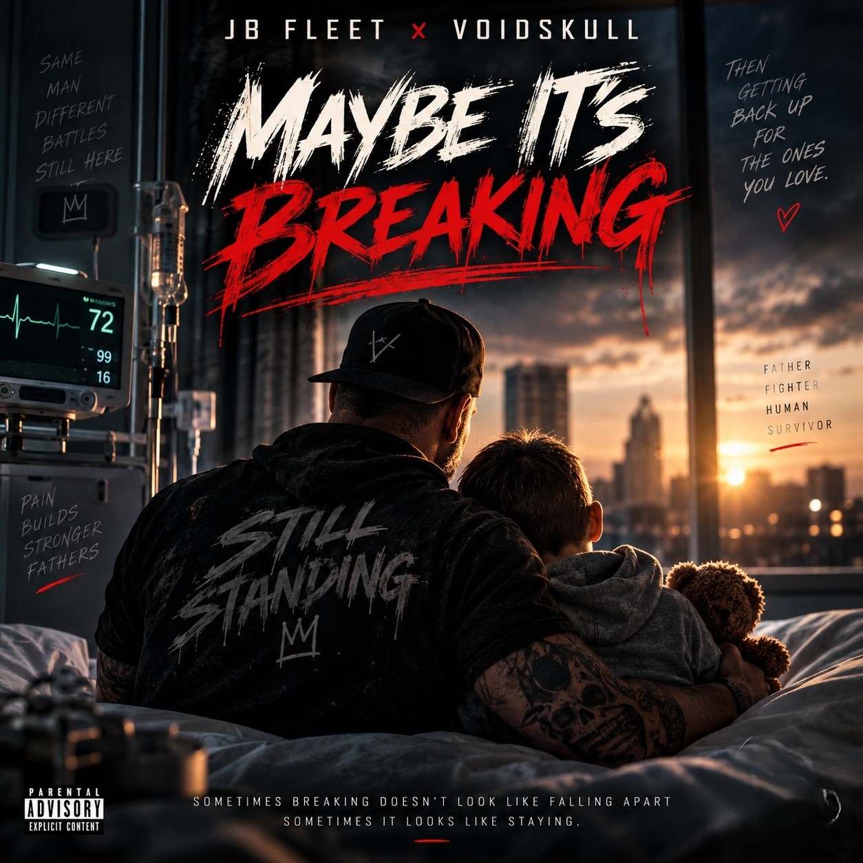 MAYBE IT’S BREAKING // JB FLEET × VOIDSKULL artwork