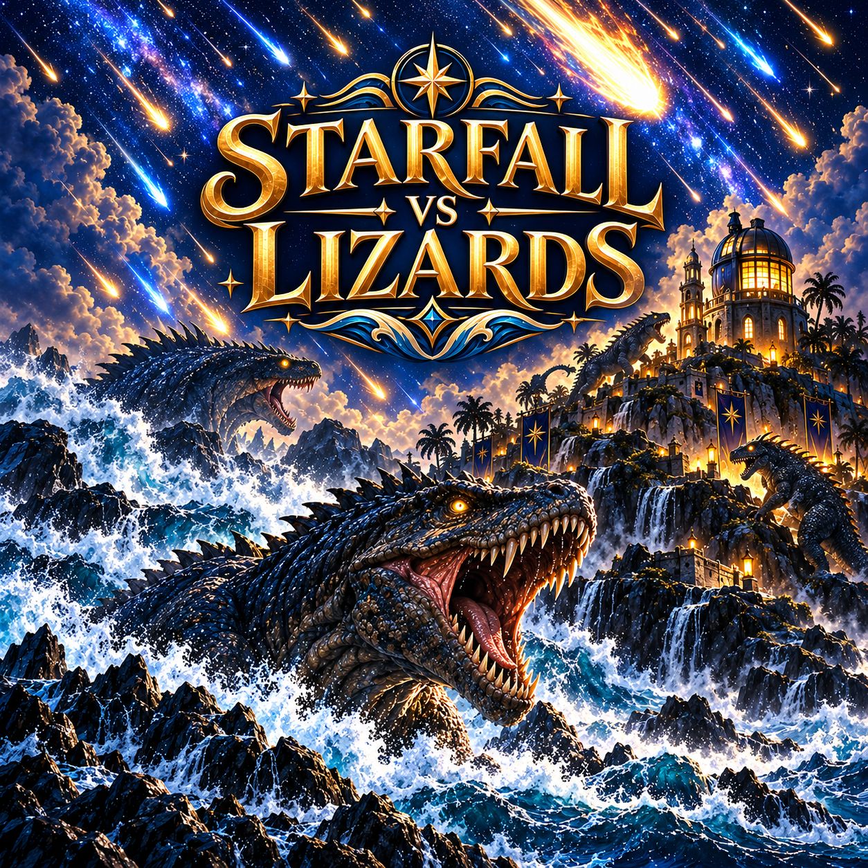 Starfall Vs Lizards artwork