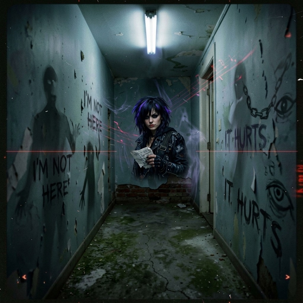 New light ...V1.. //  {Punk girl Blue} artwork