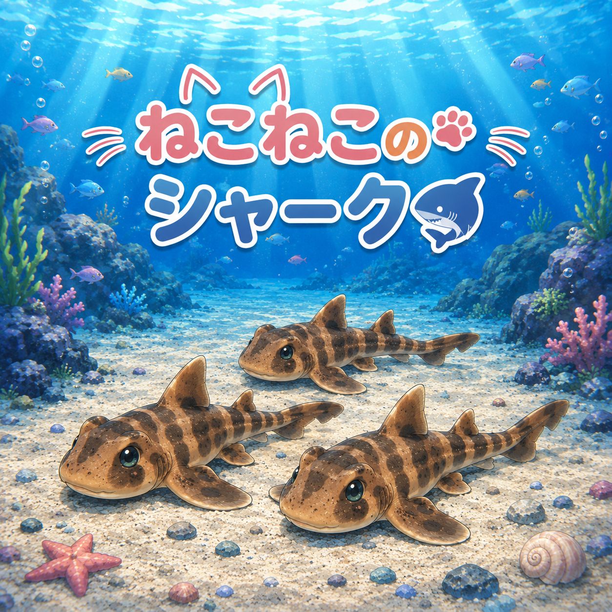 ねこねこの🦈シャーク #アクア冷涼祭 artwork